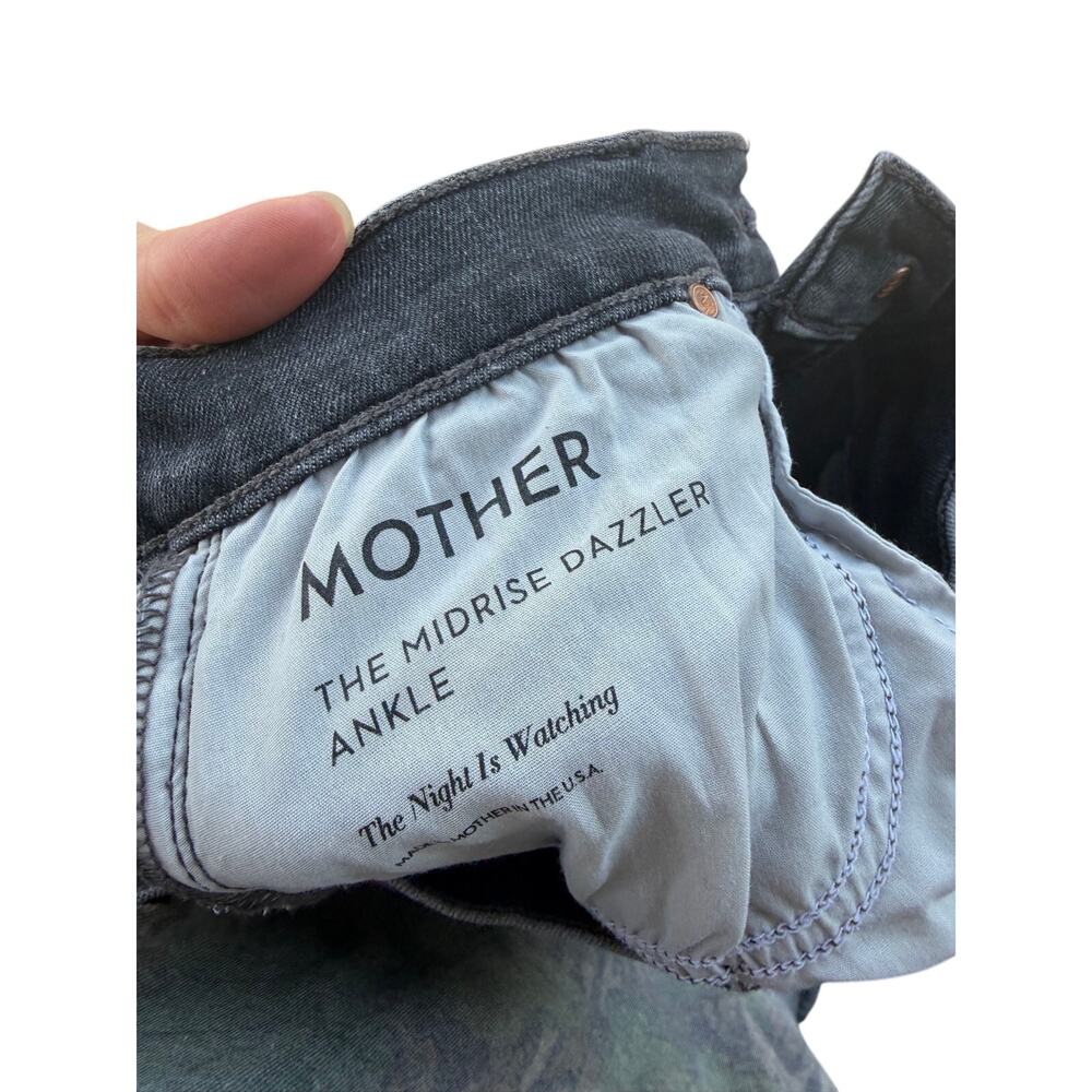 MOTHER Denim "The Mid Rise Dazzler Ankle" jeans The Night Is Watching 27 - Picture 5 of 8